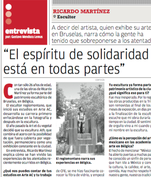 Entrevista con MILENIO, 2015