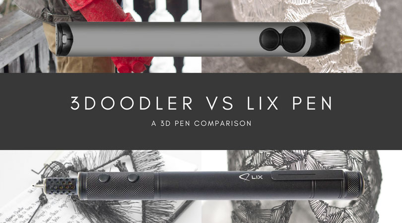 3Doodler vs Lix Pen, a 3d pen comparison by Riikc