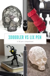 A comparison between the highest selling 3d pens on the market. 3Doodler vs LIX pen, which one is better for you?